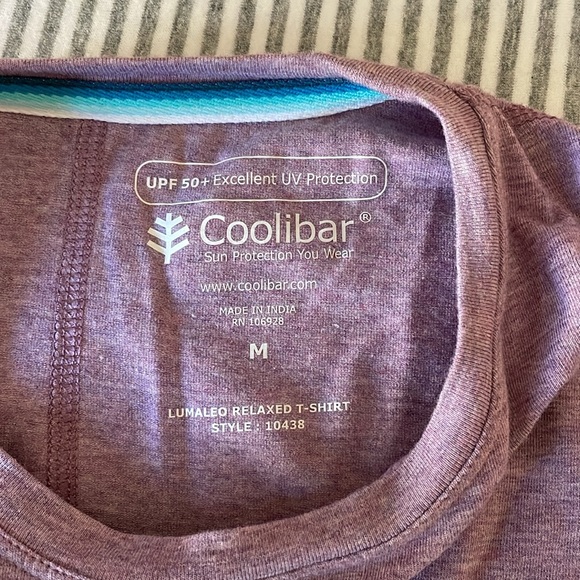 Coolibar Lumaleo Relaxed long sleeve t shirt size medium - Picture 2 of 2